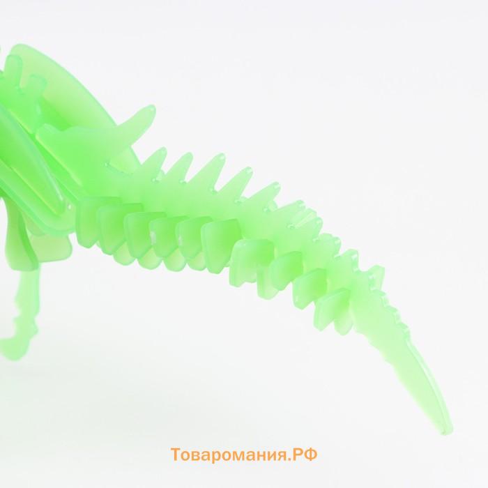Светящаяся фигурка в темноте «Трицератопс», конструктор