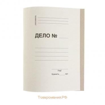 Скоросшиватель картонный, плотность 250г/м2, на 200 листов, евро