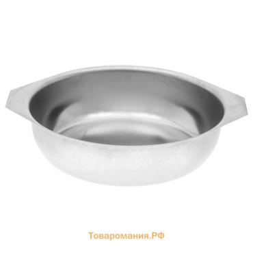 Тарелка глубокая, 800 мл, d=13 см h=5 см, нержавеющая сталь