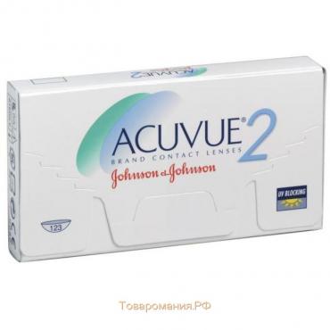 Контактные линзы Acuvue 2, -1,75/8,3, в наборе 6шт