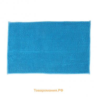 Коврик для дома  «Букли», 50×80 см, голубой