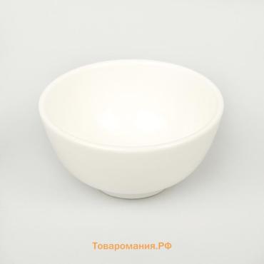 Салатник толстостенный  White Label, 170 мл, d=10 см, фарфор, цвет белый