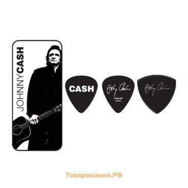 Медиаторы Dunlop JCPT02H Johnny Cash Legend  6шт, толстые, в коробочке