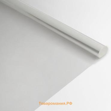 Плёнка для цветов прозрачная 0.7×7.5 м, 200 г, 40 мкм
