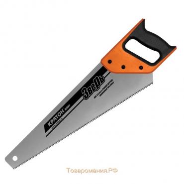 Ножовка "Кратон" HOBBY 2 03 02 007, 500 мм, шаг 3.6 мм, 3-гранные закаленные ТВЧ зубья