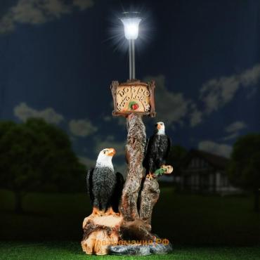 Садовый фонарь "Дерево с фонарем: два Орла" 72х40 см
