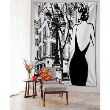 Декоративное панно с фотопечатью «Маленькое черное платье», вертикальное, размер 150х200 см