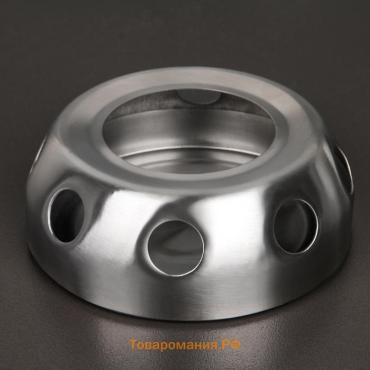 Подставка-подогрев, 13.5×6.5 см, нержавеющая сталь