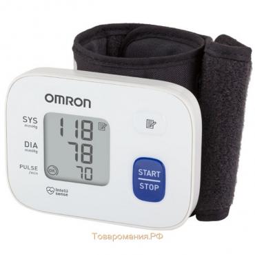 Тонометр на запястье OMRON RS1 HEM-6120-RU, автоматический, манжета 13.5-21.5, 2хААА