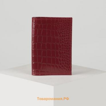 Обложка для паспорта TEXTURA, цвет красный