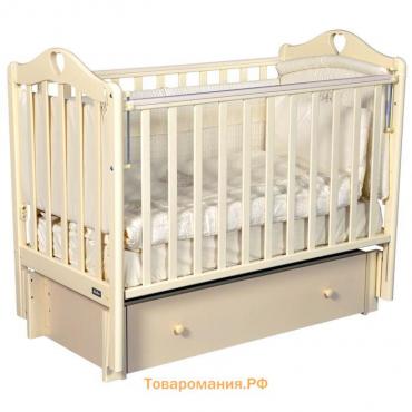 Кровать детская Bellini Margaret Premium автостенка, маятник, цвет слоновая кость