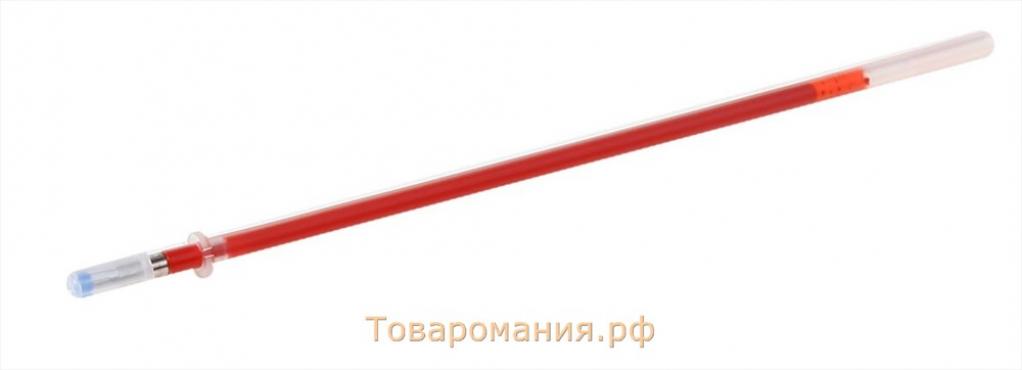 Стержень гелевый 0,5 мм, (игольчатый пишущий узел), 128 мм, чернила красные