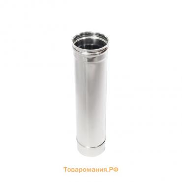 Труба, L=500 мм, нержавеющая сталь AISI 304, толщина 0.8 мм, d=250 мм