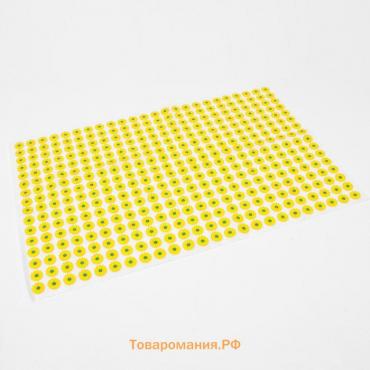 Аппликатор "Кузнецова", 384 колючки, спанбонд, 50 х 75 см, жёлтый.