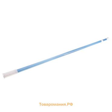 Карниз для ванной , телескопический, 140-260 см, голубой