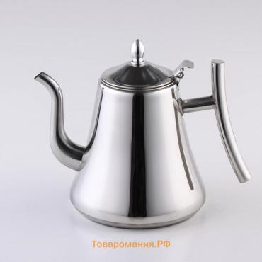 Чайник заварочный стали «Жуан», 1.4 л, нержавеющая сталь, металлическое сито