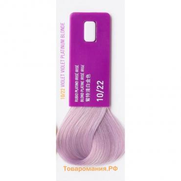 Крем-краска Lakme Gloss, тонирующая, тон 10/22 Белокурый платиновый фиолетовый яркий, 60 мл