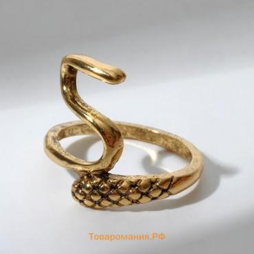 Кольцо «Искуситель», цвет чернёное золото, безразмерное