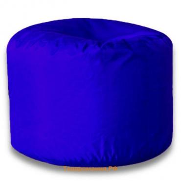 Пуфик «Круг», оксфорд, цвет синий