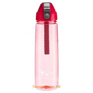 Бутылка для воды спортивная, 800 мл, "Айви", розовая